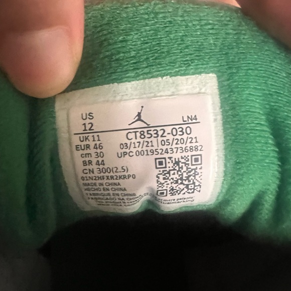 Air Jordan 3 retro Pine Green - Picture 8 of 9